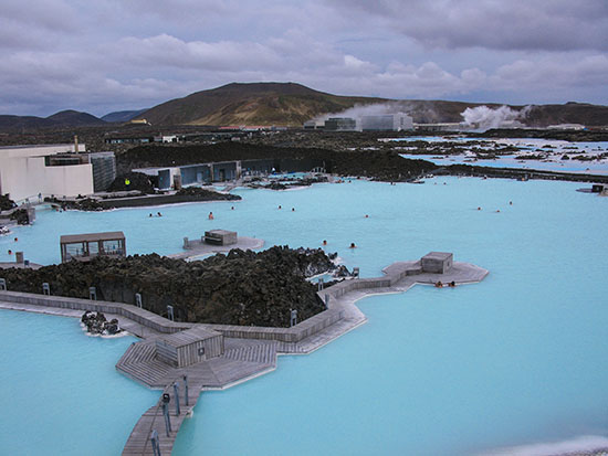 Blue Lagoon, a geothermal spa located near Reykjavík.