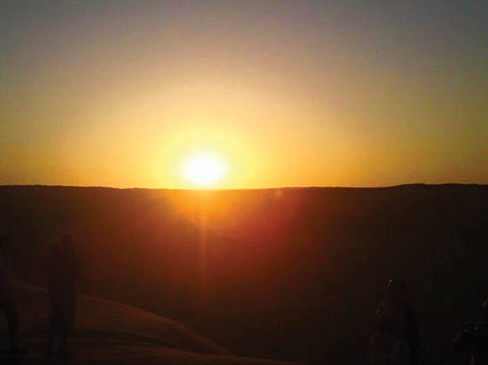 Oman sunset.