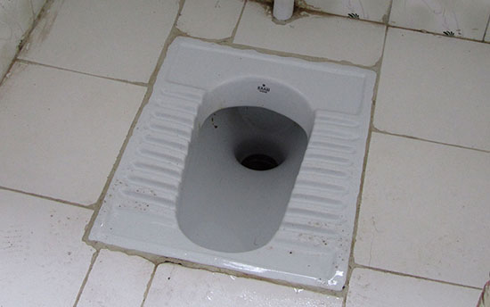 NEPAL Squating toilets